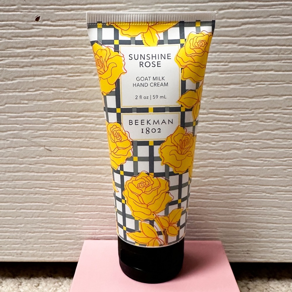 BRAND NEW Limited Edition Beekman Sunshine Rose Goat Milk Hand Cream 2 fl oz